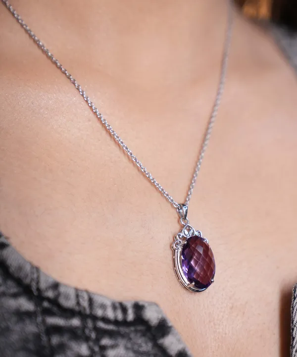 Natural_Amethyst_Pendant_Necklace,_925_Sterling_Silver_Purple_Gemstone,_14x20mm_February_Birthstone_Jewelry_Gift_for_Her