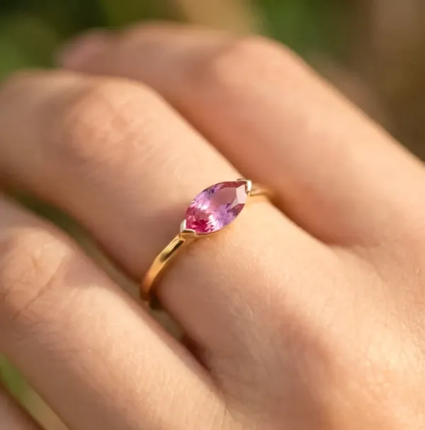 Marquise_Cut_Pink_Tourmaline_Ring,_925_Sterling_Silver,_Minimalist_Stacking_Band_4x8mm_Stone_Ring_Jewelry
