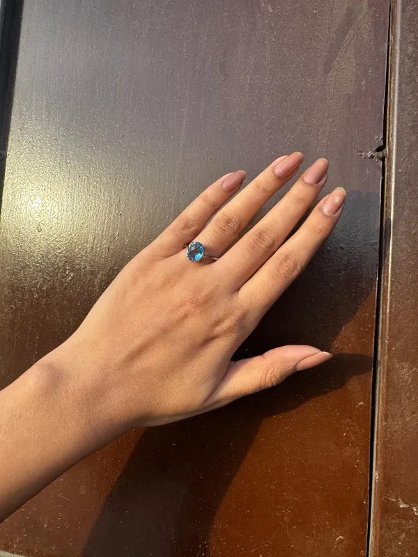 Handmade_Natural_Blue_Topaz_Ring,_925_Sterling_Silver_Dainty_Gemstone_8x10mm_Minimalist_Jewelry_Gift_for_her