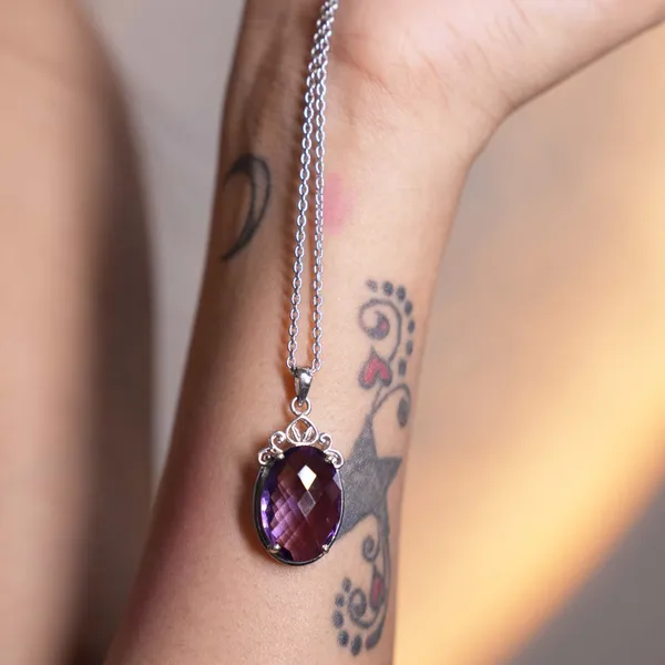 Natural_Amethyst_Pendant_Necklace,_925_Sterling_Silver_Purple_Gemstone,_14x20mm_February_Birthstone_Jewelry_Gift_for_Her