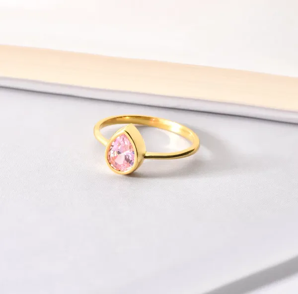 Pear_Cut_Pink_Tourmaline_Ring,_925_Sterling_Silver,_5x7mm_Minimalist_Gemstone_Jewelry_Gift_for_Her