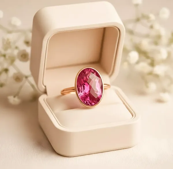 Pink_Tourmaline_Statement_Ring,_925_Sterling_Silver,_Minimalist_Bezel_Setting_5x7_Stone_Size_Ring