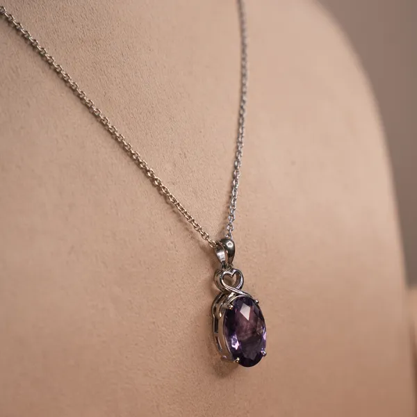 Natural_Amethyst_Pendant,_925_Sterling_Silver_Boho_Necklace,_13x18mm_Dainty_Minimalist_February_Birthstone,_Birthday_Gift