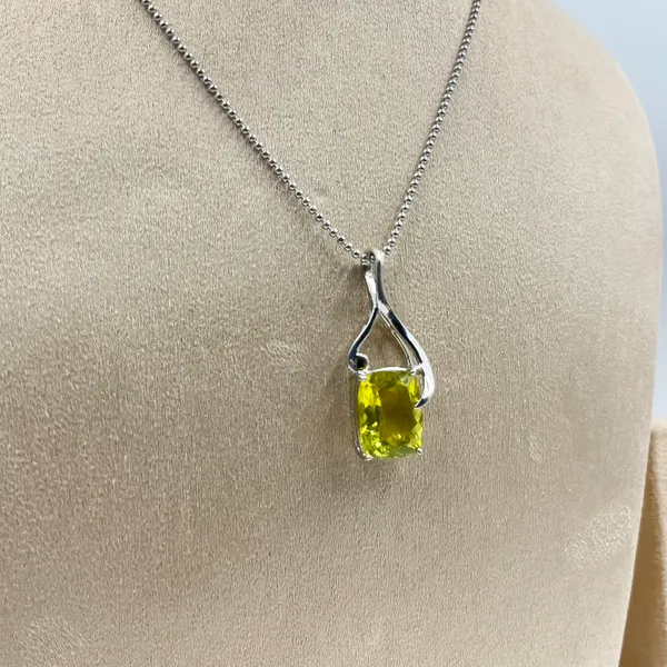 Lemon_Quartz_Cushion_Cut_Pendant_Necklace,_925_Sterling_Silver_Yellow_Gemstone,_12x16mm_Minimalist_Jewelry_Gift_for_Her