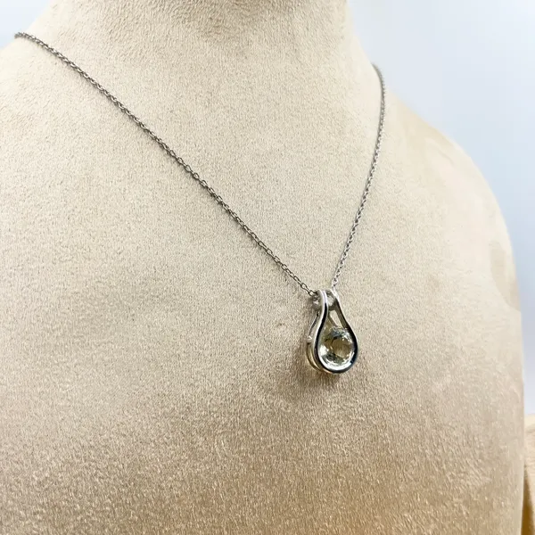 Handmade_Teardrop_White_Topaz_Pendant_Necklace,_925_Sterling_Silver,_9.5mm_Minimalist_Gemstone_Jewelry