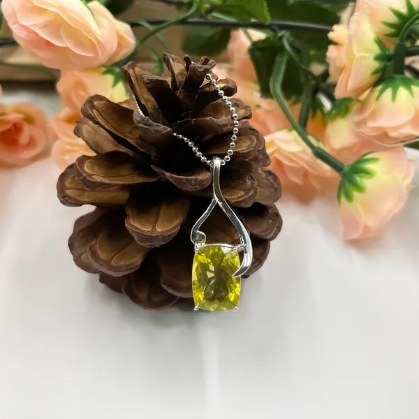 Lemon_Quartz_Cushion_Cut_Pendant_Necklace,_925_Sterling_Silver_Yellow_Gemstone,_12x16mm_Minimalist_Jewelry_Gift_for_Her