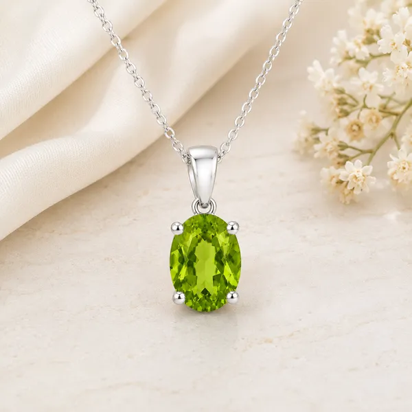 Natural_Peridot_Pendant_Necklace_6x8mm_Oval_Gemstone_in_925_Sterling_Silver,_August_Birthstone_Jewelry,_Green_Minimalist_Necklace_Gift