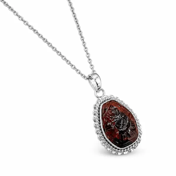 Natural_Tourmaline_Carved_Pendant_925_Sterling_Silver,_Handmade_Gemstone_Necklace,_Vintage_Style_Silver_Jewelry,_Gift_for_Her