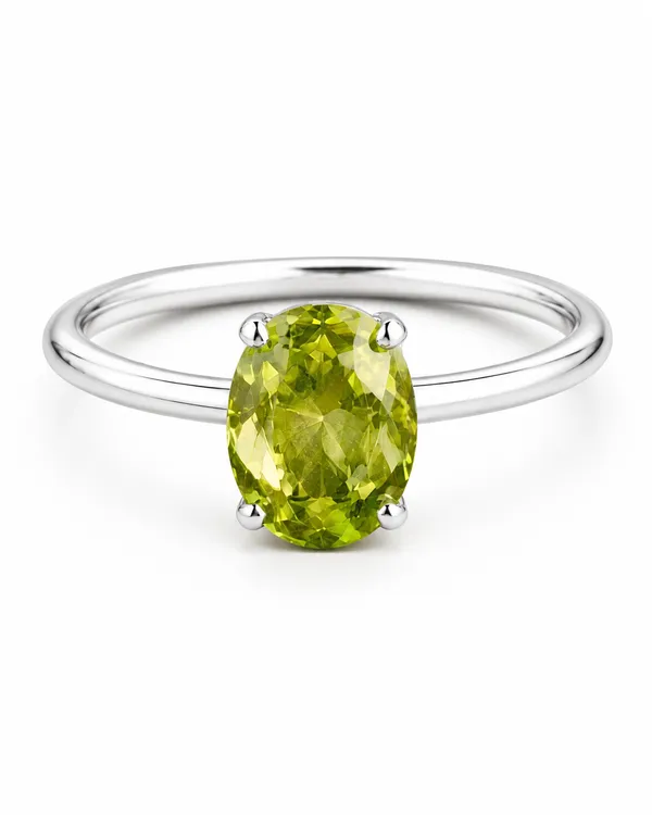 Natural_Peridot_Ring_925_Sterling_Silver,_Green_Gemstone_Ring,_6x8mm_August_Birthstone_Ring,_Minimalist_Dainty_Ring,_Gift_for_Her