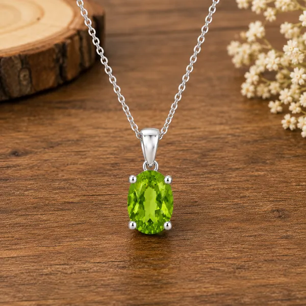 Natural_Peridot_Pendant_Necklace_6x8mm_Oval_Gemstone_in_925_Sterling_Silver,_August_Birthstone_Jewelry,_Green_Minimalist_Necklace_Gift