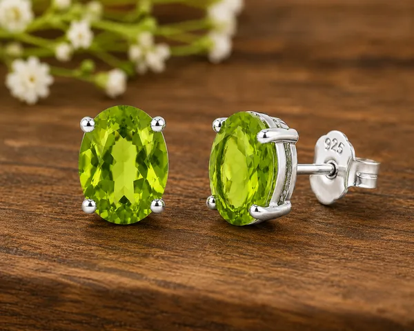 Natural_Peridot_Stud_Earrings_6x8mm_Oval_Gemstone_Studs_in_925_Sterling_Silver,_August_Birthstone_Earrings,_Minimalist_Green_Jewelry_Gift