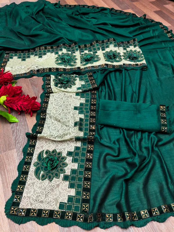 DUDEBERRY_K_DESIGNER_AAPKE_LIYE_LAYE_HE_NEW_TREND_DESIGN_SAREES_JISHME_BORDER_PURA_DAIMOND(ZARKHAND)_KIYA_GAYA_HE.SAREES_KO_AAP_KOI_BHI_FUNCTION,PARTY,MARRIAGE_ME_PAHEN_SAKTE_HO.