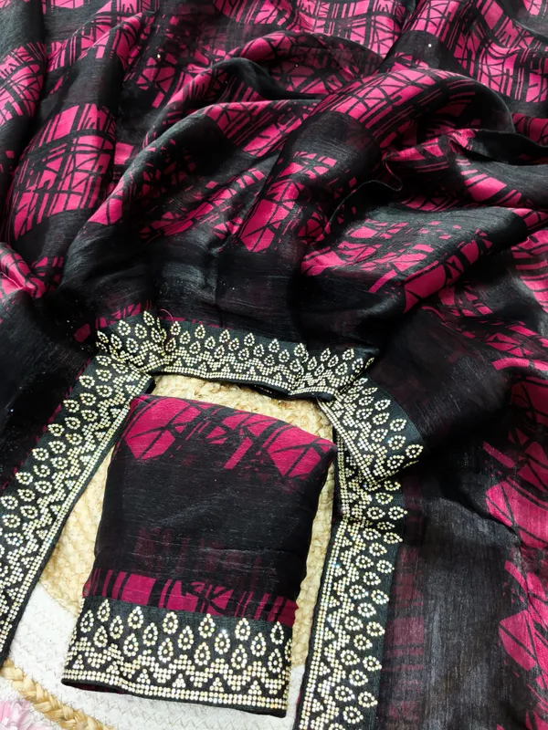 DUDEBERRY_K_DESIGNER_AAPKE_LIYE_LAYE_HE_NEW_TREND_DESIGN_SAREES_JISHME_BORDER_PURA_DAIMOND(ZARKHAND)_KIYA_GAYA_HE.SAREES_KO_AAP_KOI_BHI_FUNCTION,PARTY,MARRIAGE_ME_PAHEN_SAKTE_HO.