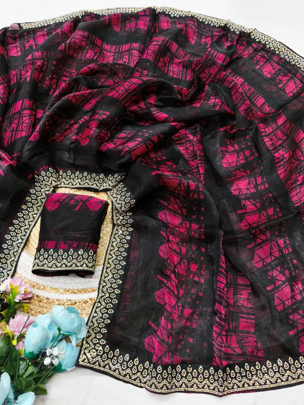 DUDEBERRY_K_DESIGNER_AAPKE_LIYE_LAYE_HE_NEW_TREND_DESIGN_SAREES_JISHME_BORDER_PURA_DAIMOND(ZARKHAND)_KIYA_GAYA_HE.SAREES_KO_AAP_KOI_BHI_FUNCTION,PARTY,MARRIAGE_ME_PAHEN_SAKTE_HO.