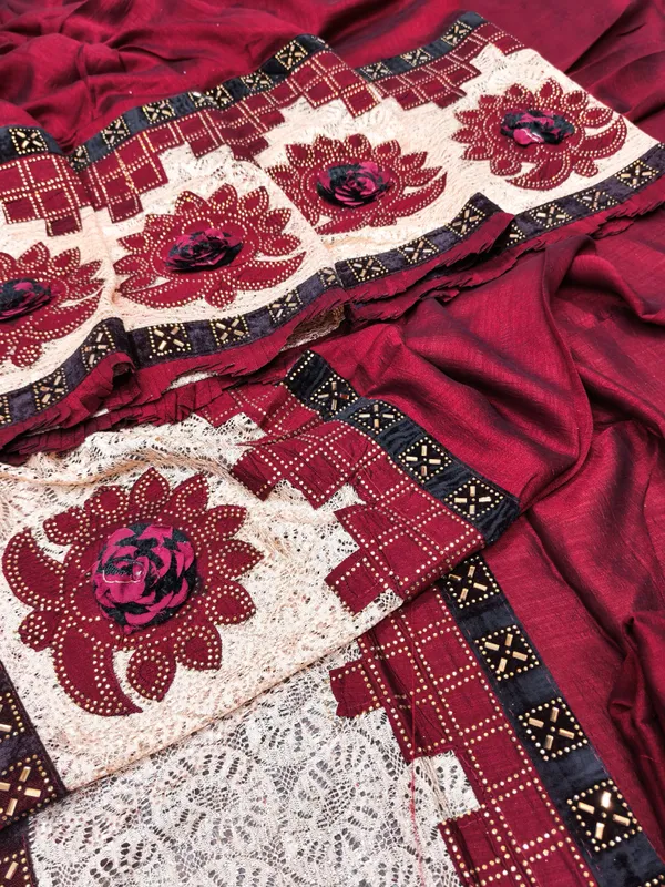 DUDEBERRY_K_DESIGNER_AAPKE_LIYE_LAYE_HE_NEW_TREND_DESIGN_SAREES_JISHME_BORDER_PURA_DAIMOND(ZARKHAND)_KIYA_GAYA_HE.SAREES_KO_AAP_KOI_BHI_FUNCTION,PARTY,MARRIAGE_ME_PAHEN_SAKTE_HO.