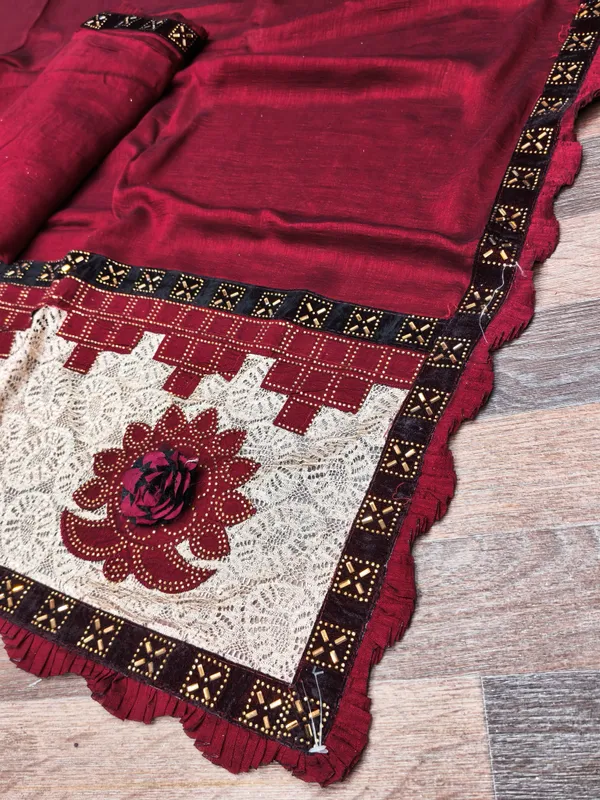 DUDEBERRY_K_DESIGNER_AAPKE_LIYE_LAYE_HE_NEW_TREND_DESIGN_SAREES_JISHME_BORDER_PURA_DAIMOND(ZARKHAND)_KIYA_GAYA_HE.SAREES_KO_AAP_KOI_BHI_FUNCTION,PARTY,MARRIAGE_ME_PAHEN_SAKTE_HO.