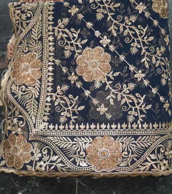 Navy_Blue_Pure_Georgette_saree_For_Women