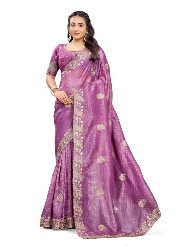 Pink_Pure_Cotton_Silk_And__Pure_Georgette_saree_For_Women