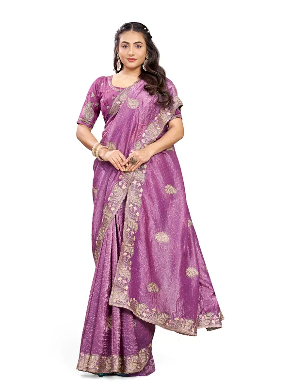 Pink_Pure_Cotton_Silk_And__Pure_Georgette_saree_For_Women