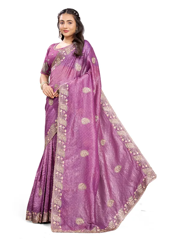Pink_Pure_Cotton_Silk_And__Pure_Georgette_saree_For_Women