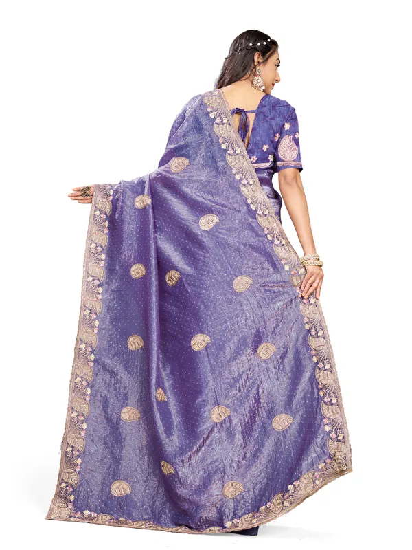 Purple_Pure_Cotton_Silk_And__Pure_Georgette_saree_For_Women