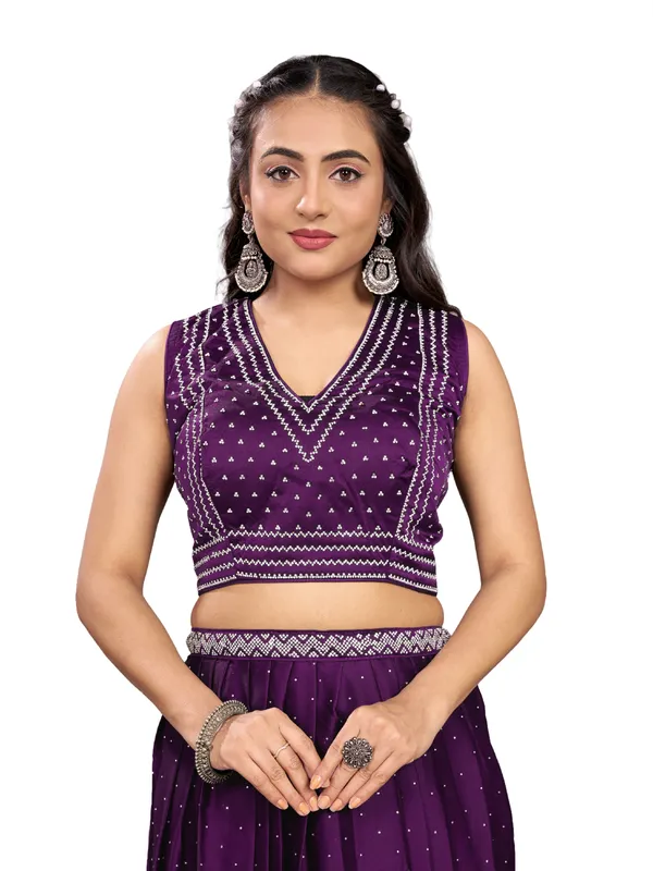 PURE_COTTON_SILK_LEHANGA_SAREE_WITH_DAIMOND_WORK_(_ZARKHAND_WORK)_WITH_STICH_BLOUSE
