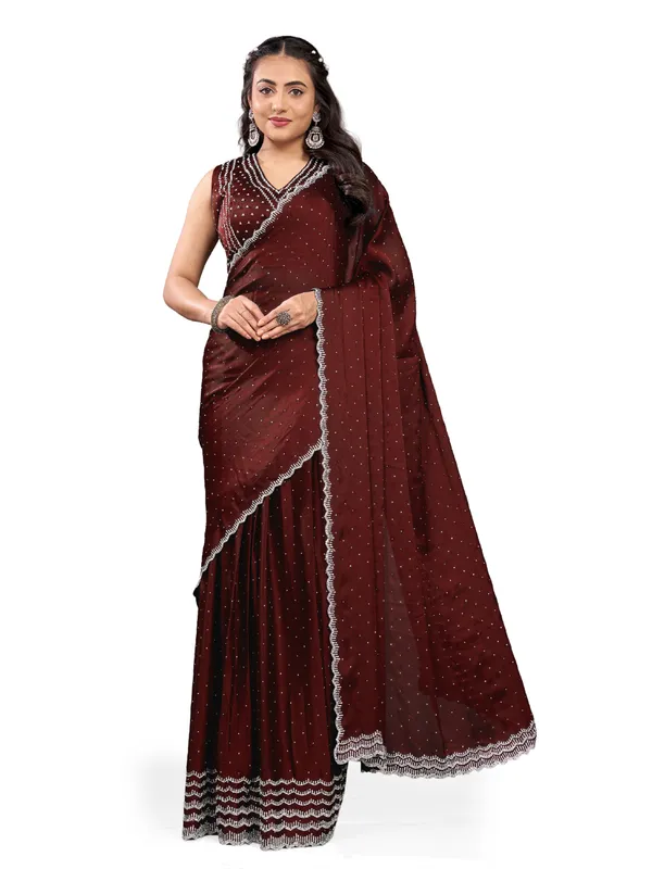 PURE_COTTON_SILK_LEHANGA_SAREE_WITH_DAIMOND_WORK_(_ZARKHAND_WORK)_WITH_STICH_BLOUSE
