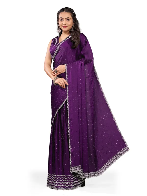 PURE_COTTON_SILK_LEHANGA_SAREE_WITH_DAIMOND_WORK_(_ZARKHAND_WORK)_WITH_STICH_BLOUSE