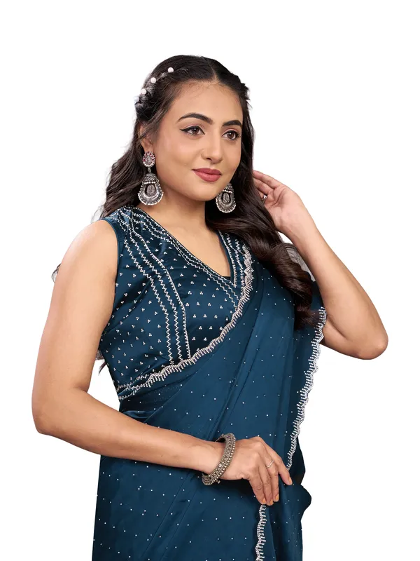 PURE_COTTON_SILK_LEHANGA_SAREE_WITH_DAIMOND_WORK_(_ZARKHAND_WORK)_WITH_STICH_BLOUSE