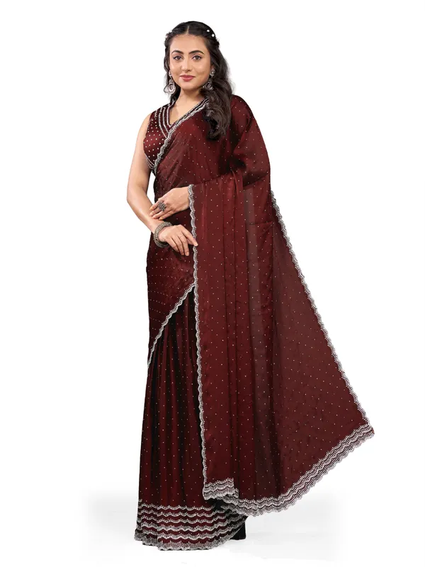 PURE_COTTON_SILK_LEHANGA_SAREE_WITH_DAIMOND_WORK_(_ZARKHAND_WORK)_WITH_STICH_BLOUSE