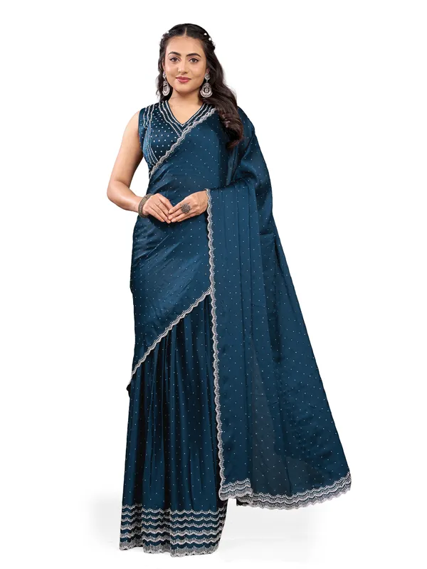 PURE_COTTON_SILK_LEHANGA_SAREE_WITH_DAIMOND_WORK_(_ZARKHAND_WORK)_WITH_STICH_BLOUSE