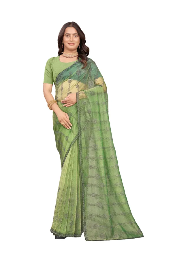 Zipsy_fabric_Fully_Daimond_Work_Saree