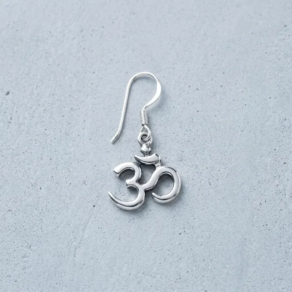 Silver_Om_Symbol_Dangle_Earrings_For_Women