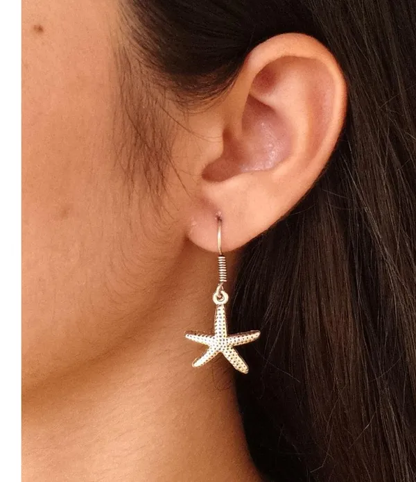 Silver_Starfish_Dangle_Earrings_For_Women