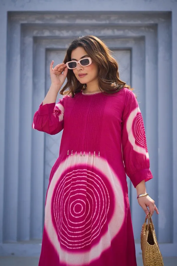 Pink_Cotton_Tie_Dye_Straight_Kurta_Set_For_Women