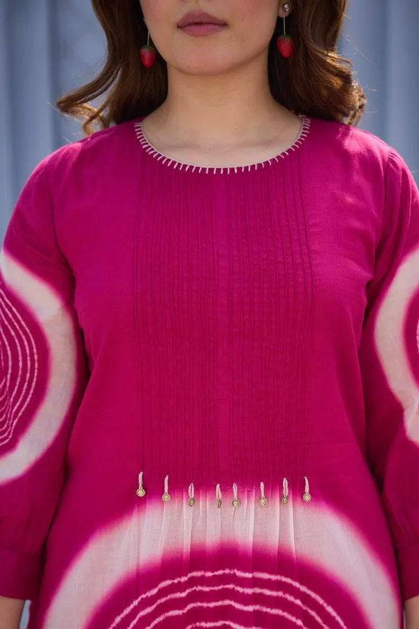 Pink_Cotton_Tie_Dye_Straight_Kurta_Set_For_Women