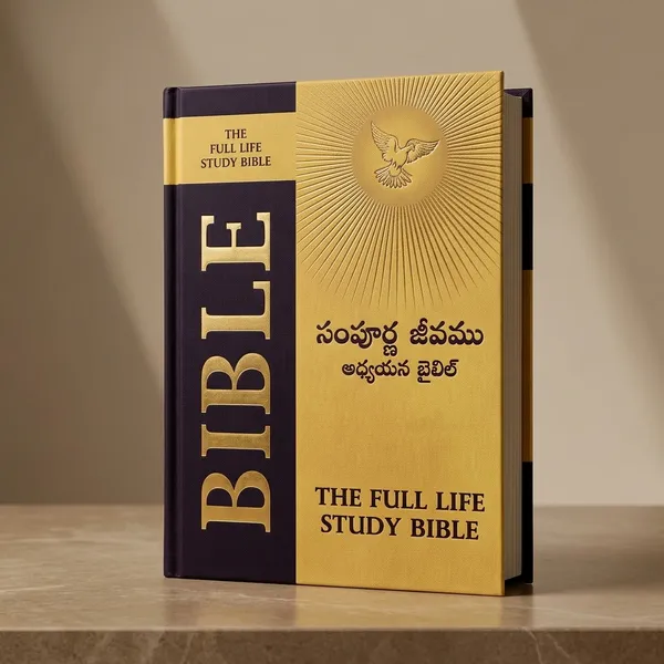 Telugu_Fire_Bible_Hardback_Black_With_Dust_Jacket