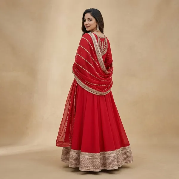 Red_Premium_Georgette_Anarkali_Gown_For_Women