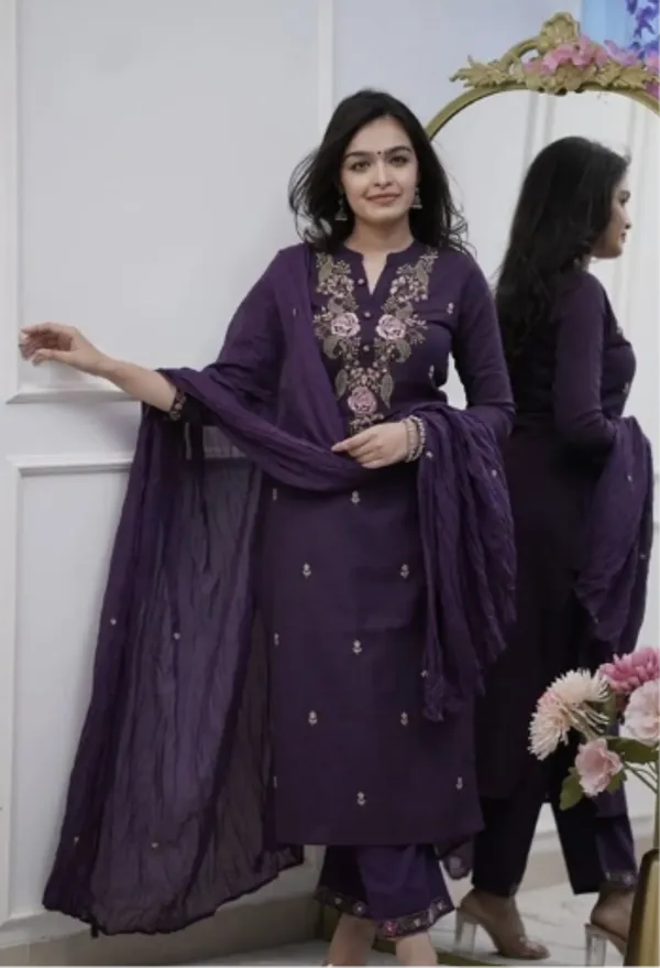Women's_Premium_Rayon_Embroidered_Kurta_Pant_with_Dupatta_Set_–_Pack_of_3