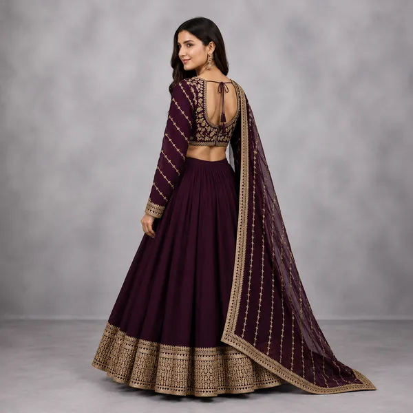 Purple_Premium_Georgette_Anarkali_Gown_For_Women