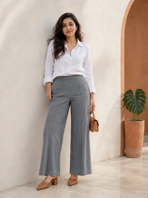 Zenavro_Women_Regular_Fit_Grey_Viscose_Rayon_Trousers_|_Straight_Fit_High_Waist_Stretchable_Pants