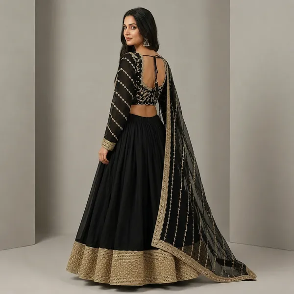 Black_Premium_Georgette_Anarkali_Gown_For_Women