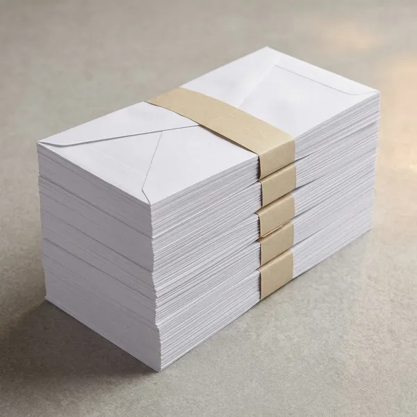 White_70_Gsm_Paper_Envelope_9X4_Inch_Pack_Of_100