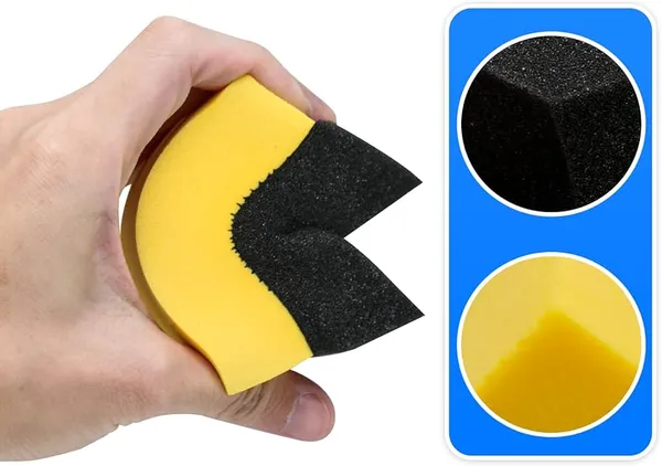 Black_And_Yellow_Contoured_Foam_Tyre_Applicator_Sponge_Set_(paack_of_5)
