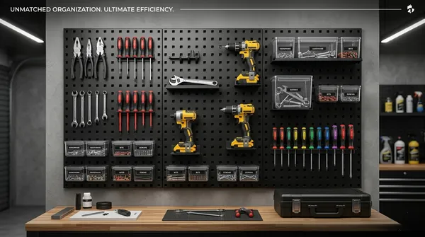 Black_Steel_Tool_Hanging_Organizer_Board_45*90cm