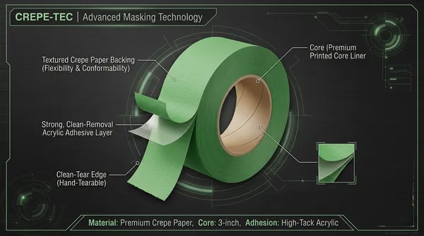 Green_Masking_Tapewidth_(Pack_of_8_Bundle)_-_1_inch