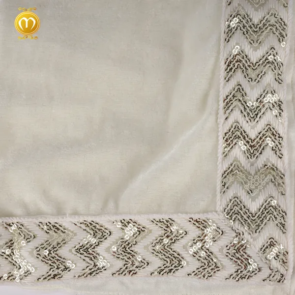 Cream_Velvet_Embroidered_Wedding_Turban_For_Men