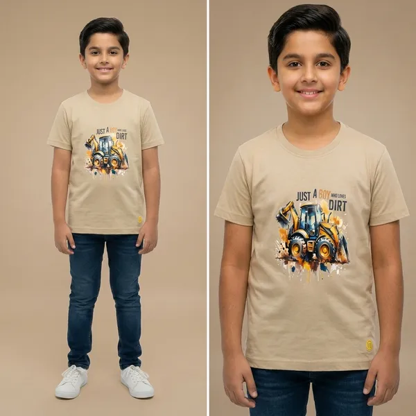 Beige_Cotton_Graphic_Dtf_print_Print_T-Shirt_For_Boys