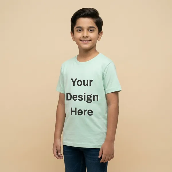 Light_Green_100%_Cotton_180_gsm_Crew_Neck_Dtf_Print__T_Shirt__For_Boys