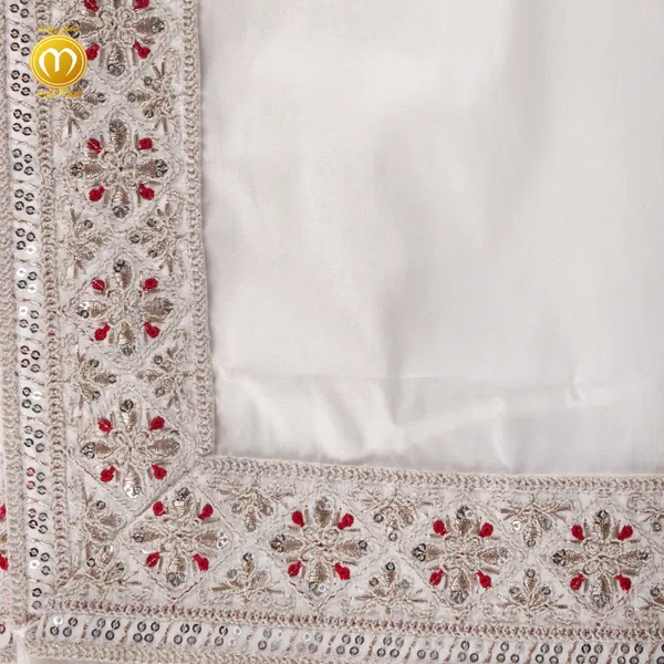 White_Pagdi_Dupatta_Set_Pearl_Crystal_Embellished_Wedding_Turban_For_Men